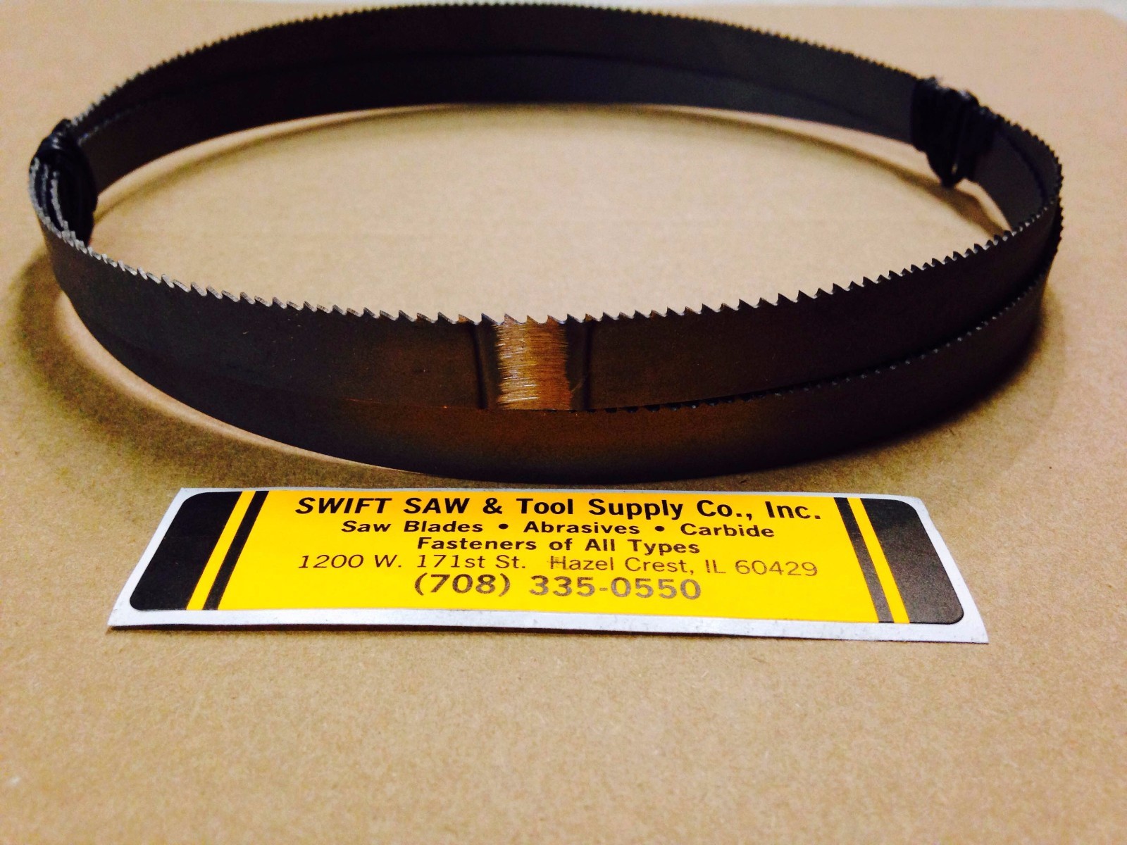 144″ (12’0″) X 1/2 X .025 X 10/14T COBALT BIMETAL BAND SAW BLADE DISSTON USA