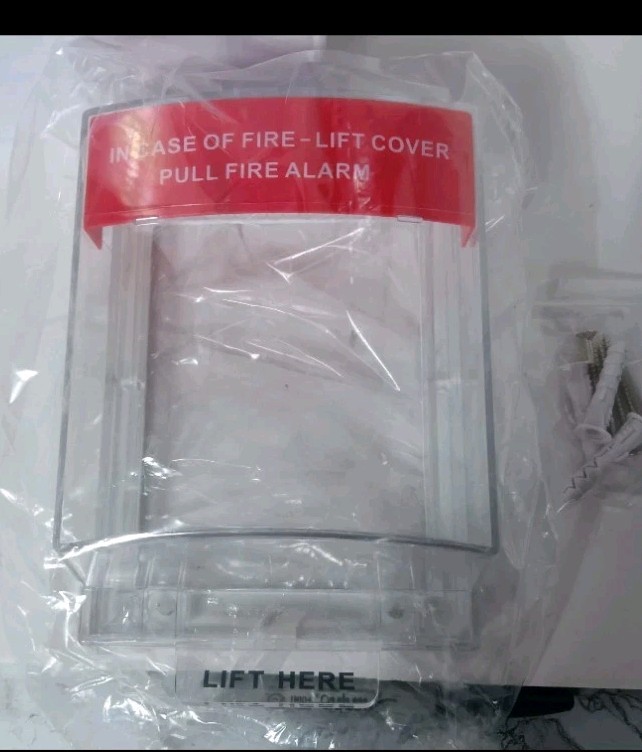 Wall/Surface Mount Clear Fire Alarm Pull Station Lift Cover Fire Safety New