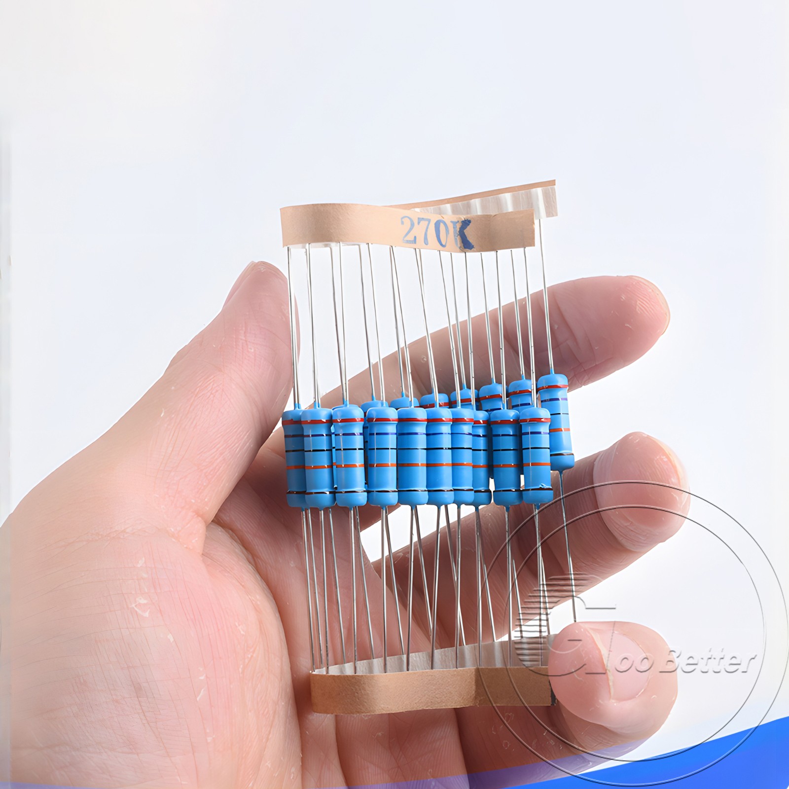 1/4W Metal Film Resistors 0.1% tolerance 1 ohm to 10M ohm available 20 pack