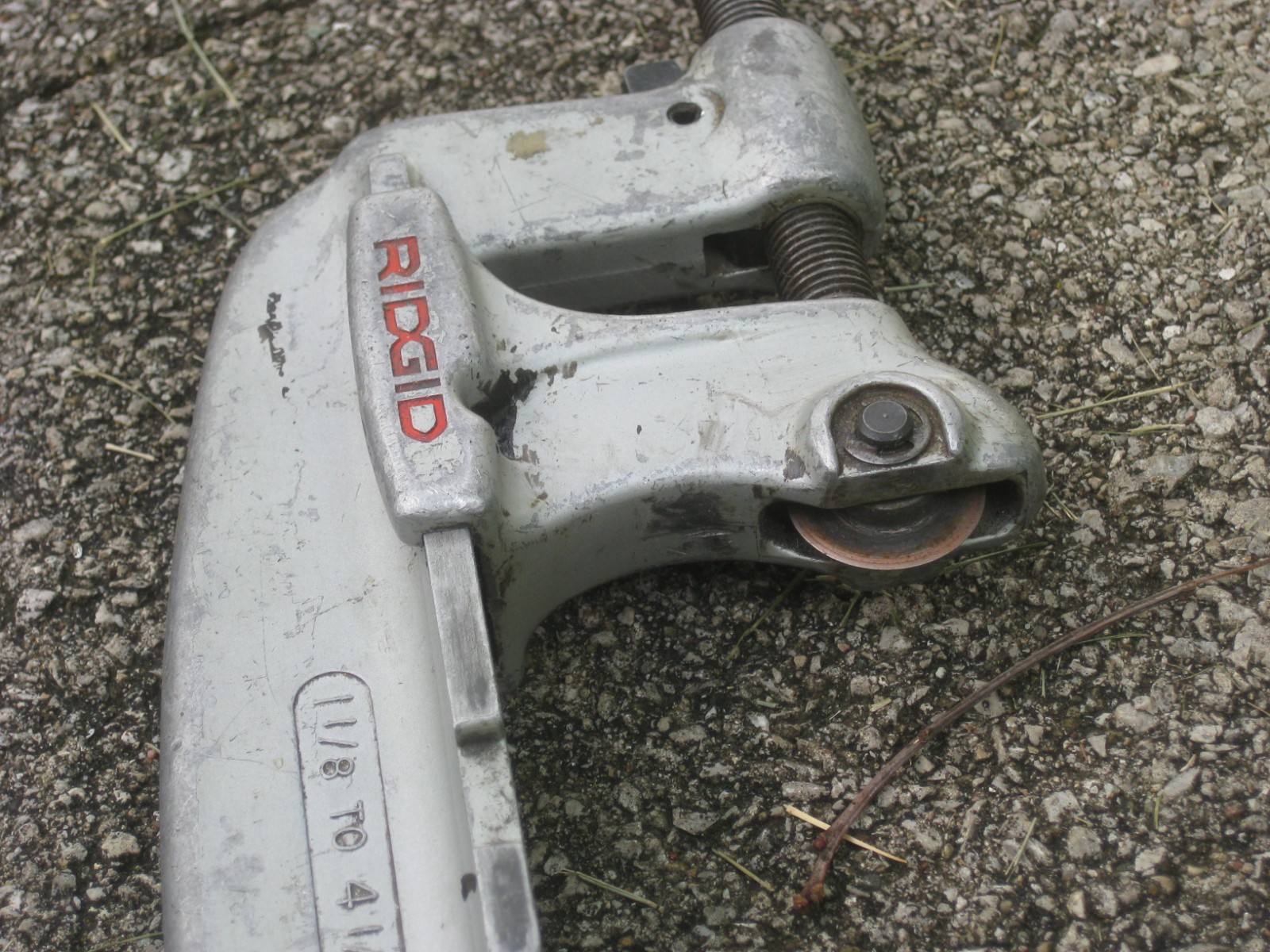 RIDGID No. 134 Copper / Plastic Tubing Cutter 1-1/8” – 4-1/2” OD – Good Conditio