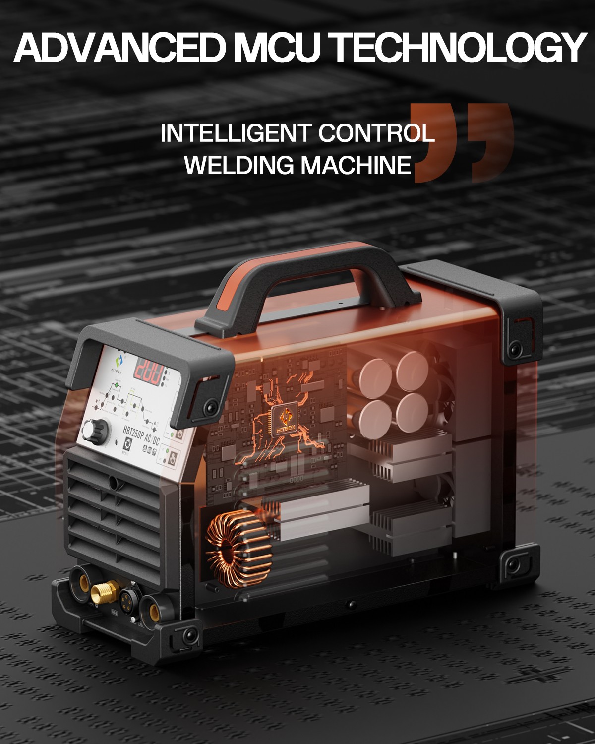 TIG Welder AC/DC with Pulse Professional Aluminium Welding Machine w/Foot Pedal