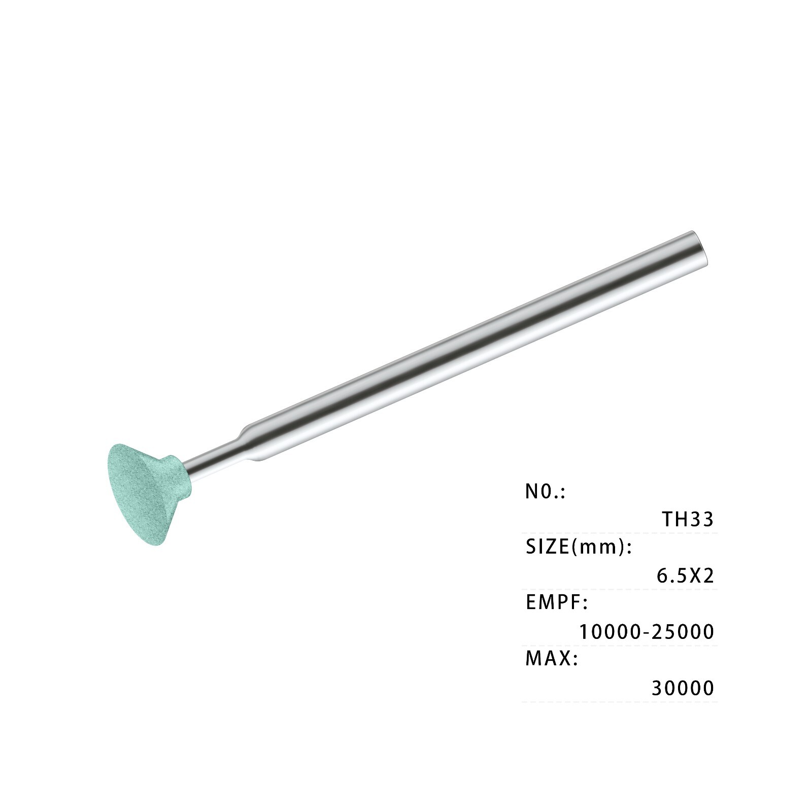 Greenstone Dental Lab Grinding Stone mid coarse 6.5X2 TH33