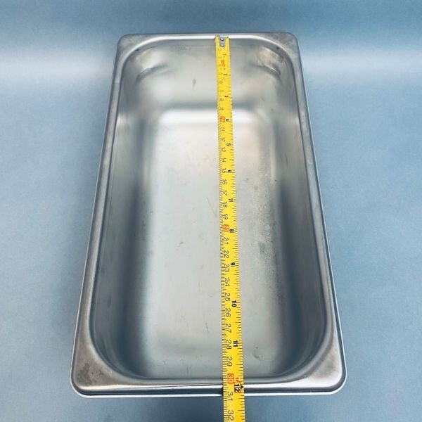 Polar Ware Steam Table Pan 4 in. Deep 11.75 in. x 6 in. Stainless Steel