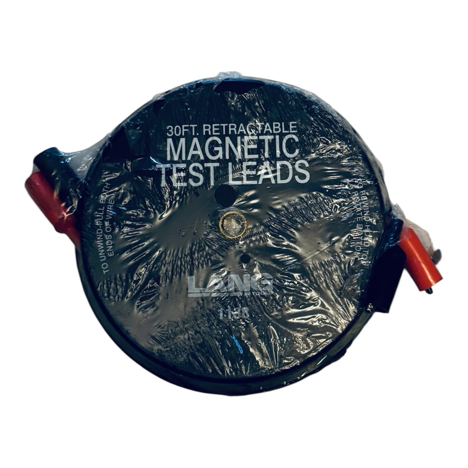 Lang Tools Magnetic Retractable Test Leads – 2 Leads x 30-ft. (1138)
