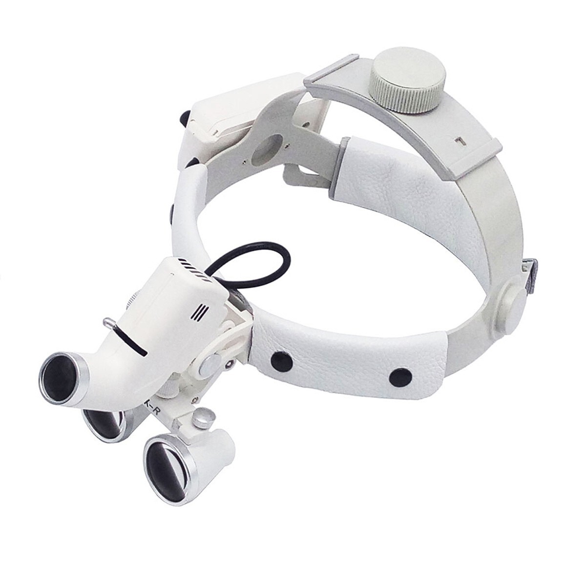 AZDENT Dental Medical Surgical Headband Binocular Loupes 3.5X-R/LED Headlight 5W