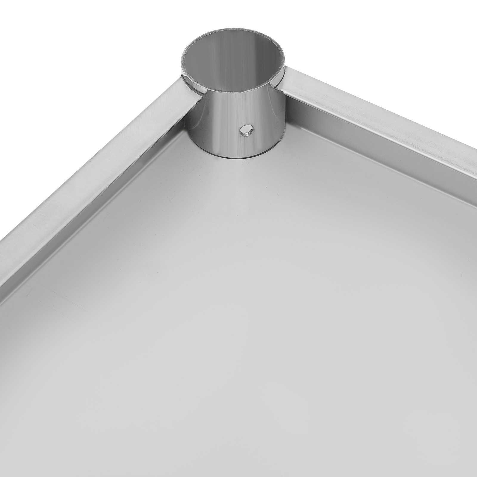 Under Shelf Stainless Steel Table Adjustable Lower Shelf Worktable Under Shelf