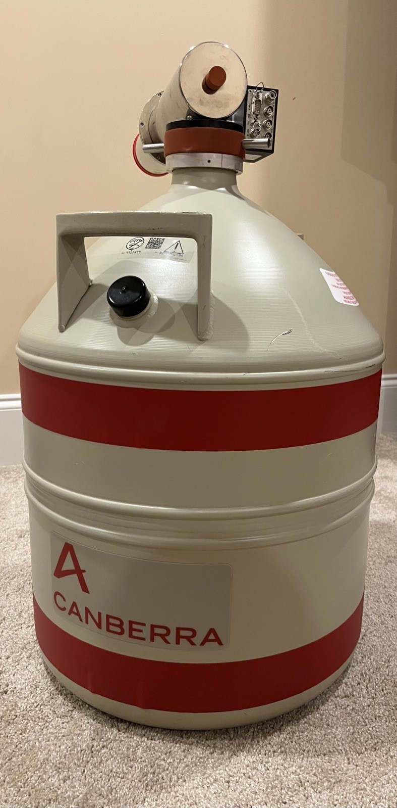 Canberra GC2020 7600S Cryostat Coaxial Germanium Detector with 30L Dewar