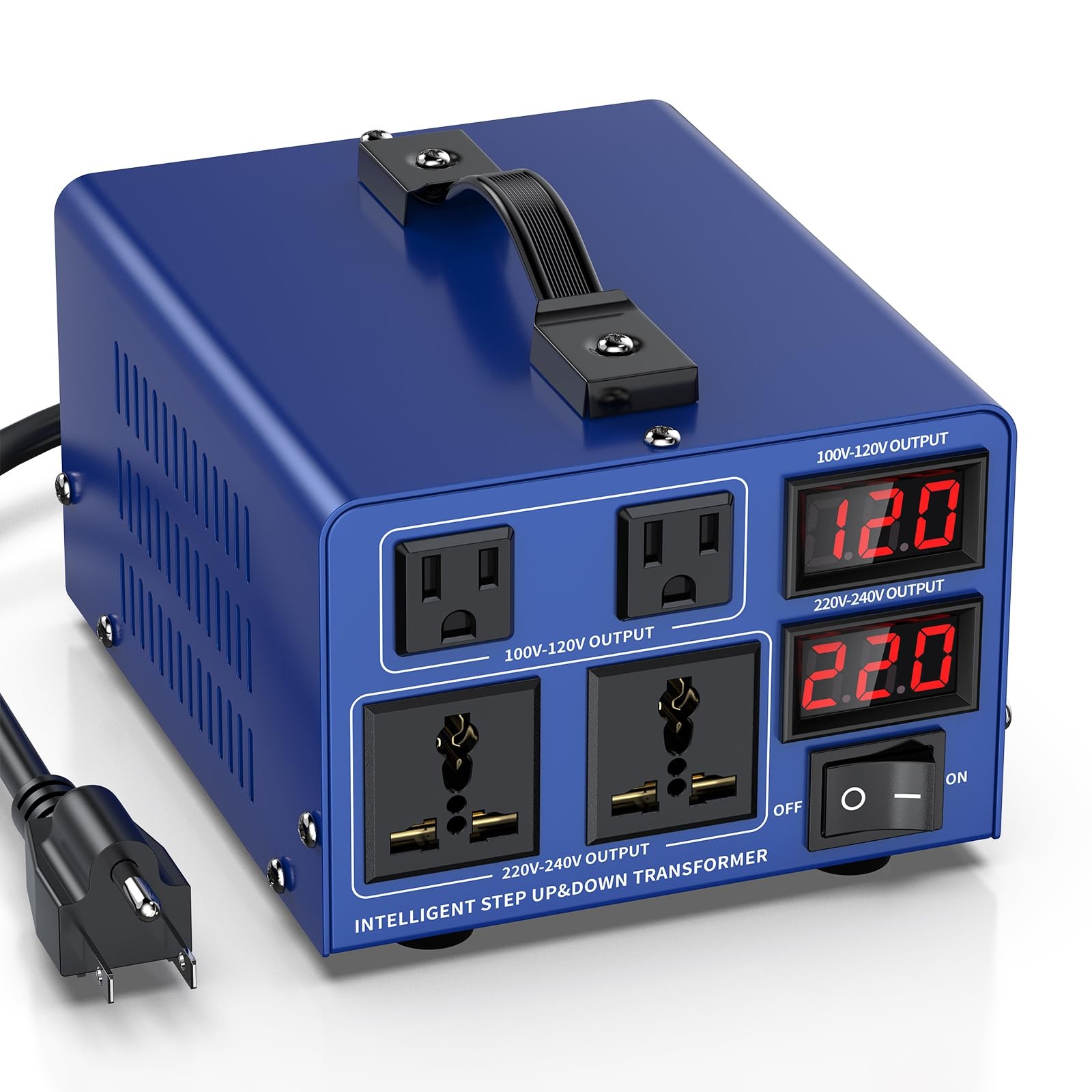 CELYYPU 2000 watt Voltage Conversion Transformer Heavy-Duty Step-up/Step-Down