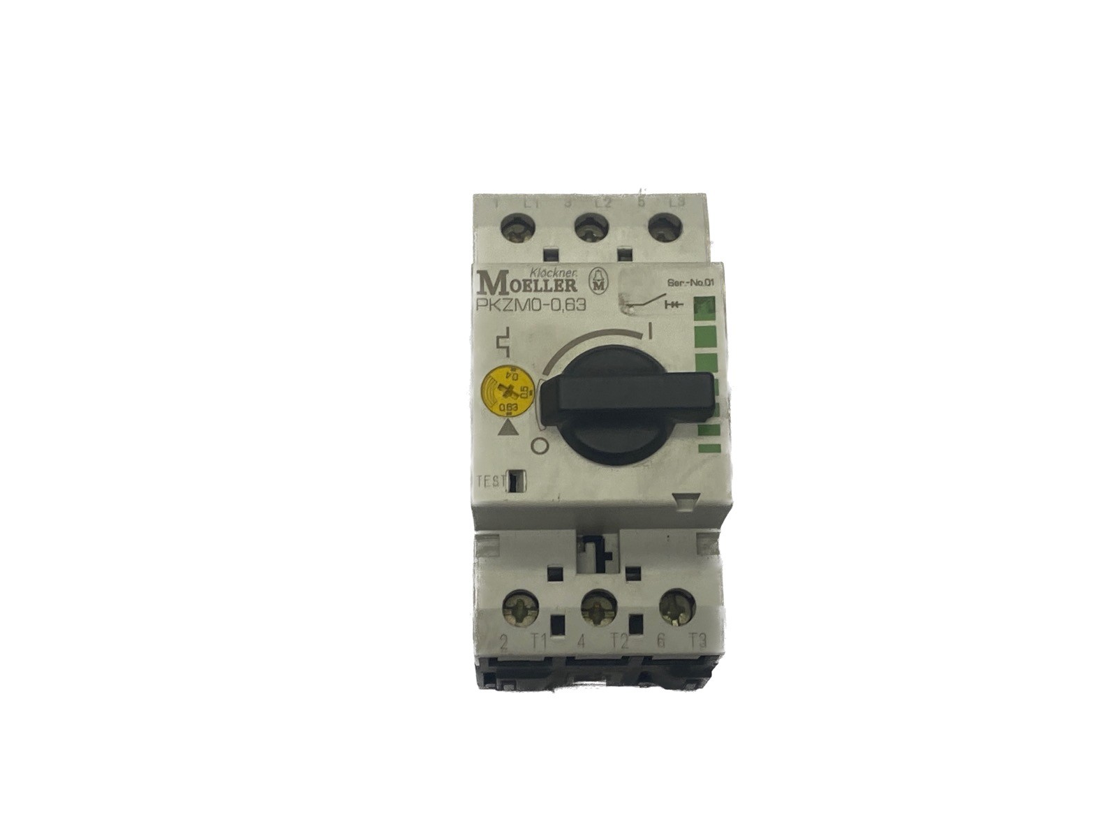 NOS Moeller Eaton 0.4-0.63A 0.12kW 600V Max Motor Protective Circuit Breaker