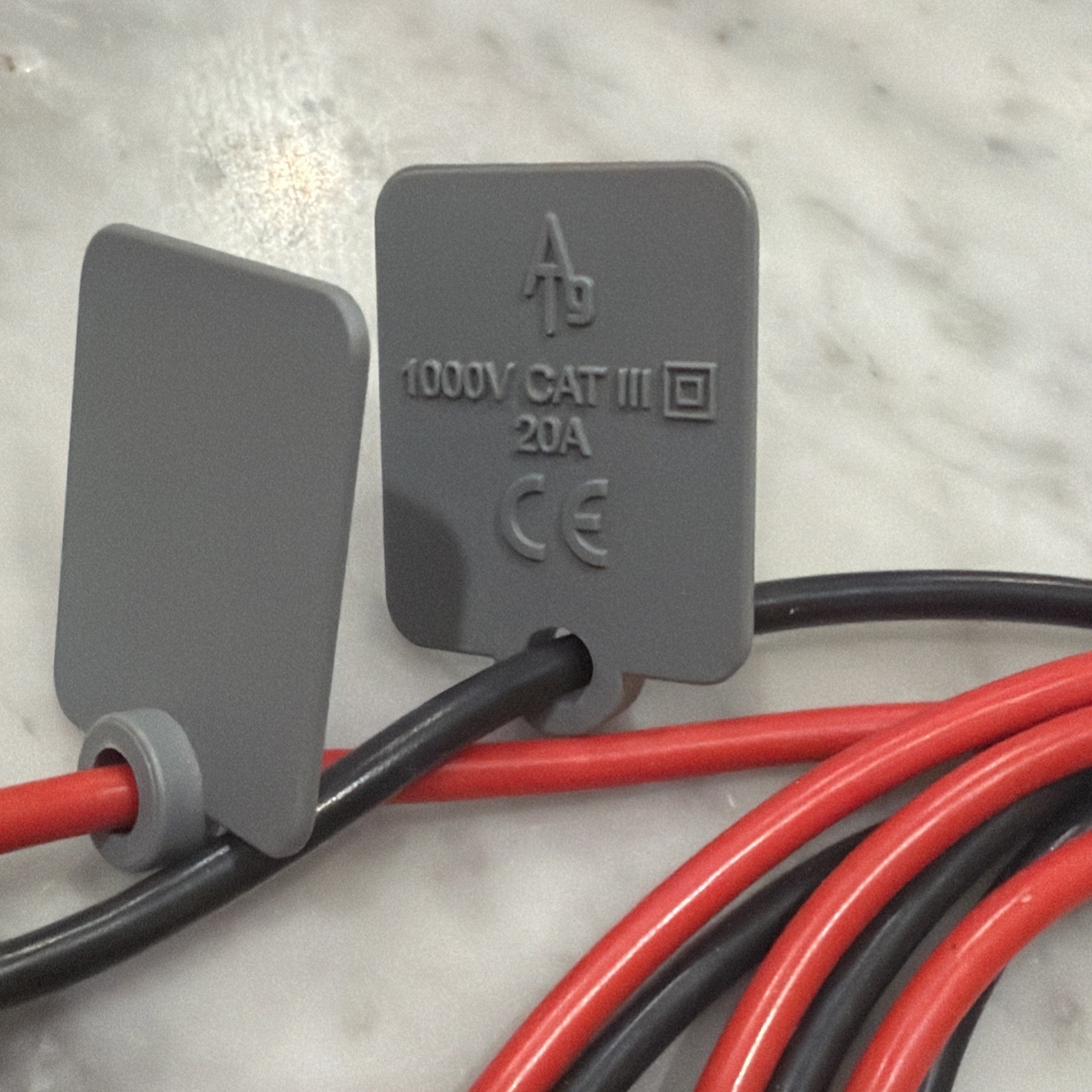 1000v cat iii 20A test Lead Set Hooks Red & Black
