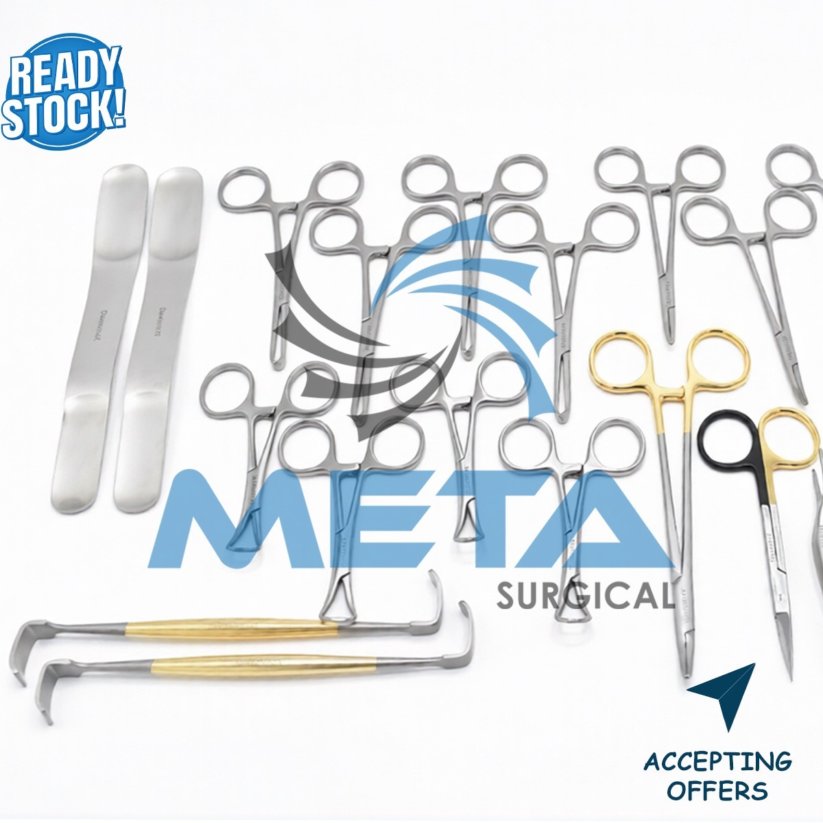 Labiaplasty Vaginoplasty Instruments Set | Gynecologic Cosmetic Surgery Kit