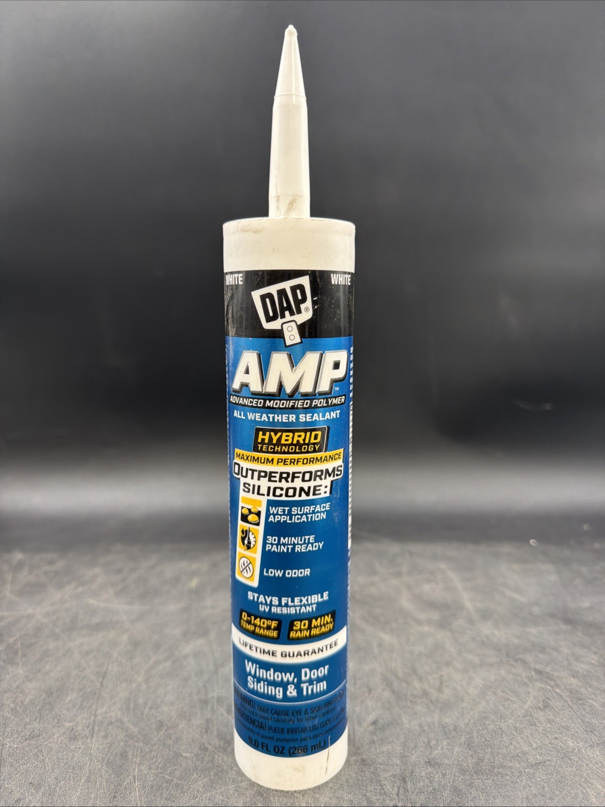 DAP AMP 9 Oz. Advanced Modified Polymer All Weather Window,Door, & Siding- QTY 7