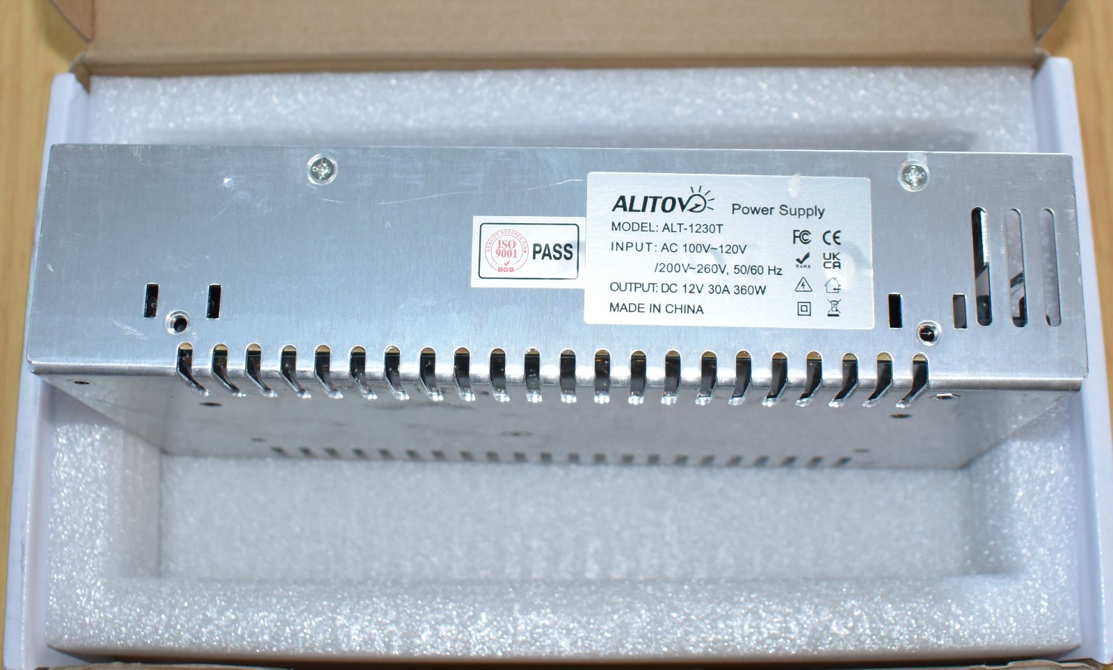 AC 110V/220V to DC 12V 30A 360W Universal Regulated Switching Power Supply Adapt