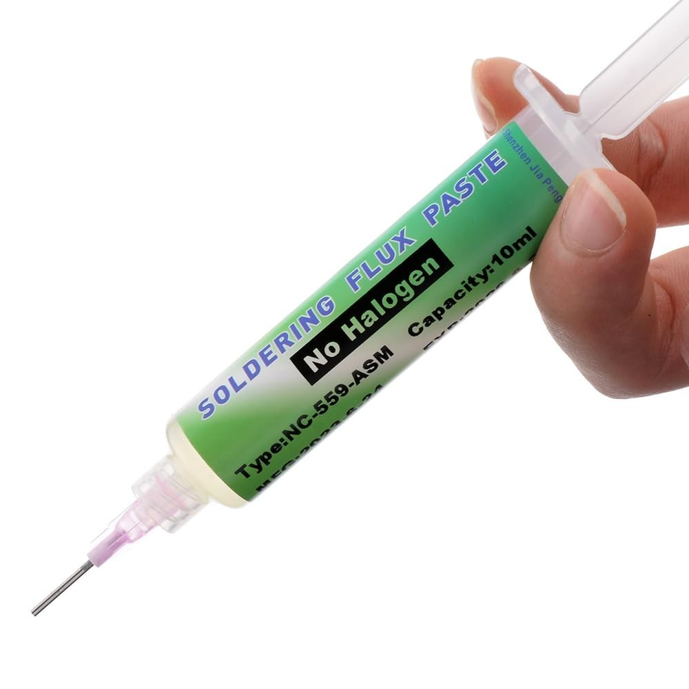 No Clean Solder Flux Paste – Lead Free Rosin, Tacky Liquid for BGA, SMD, USB Rep