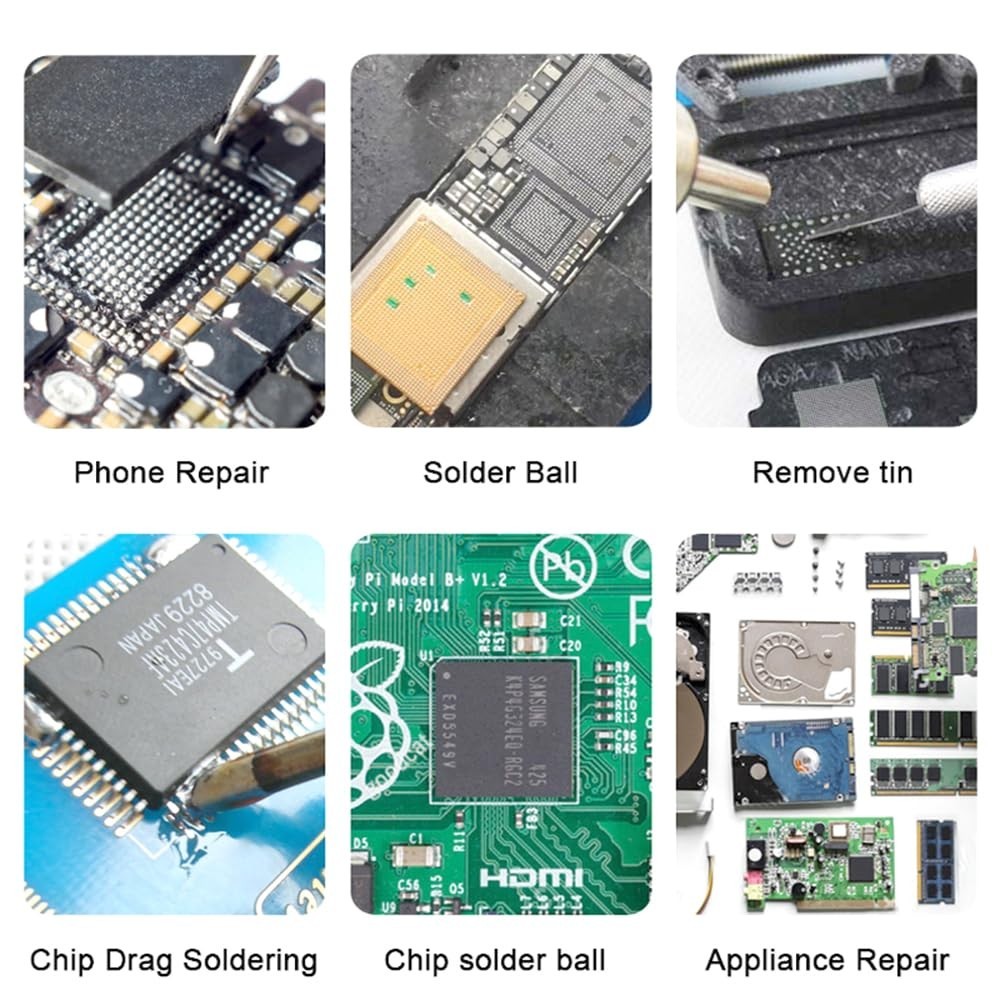 No Clean Solder Flux Paste – Lead Free Rosin, Tacky Liquid for BGA, SMD, USB Rep