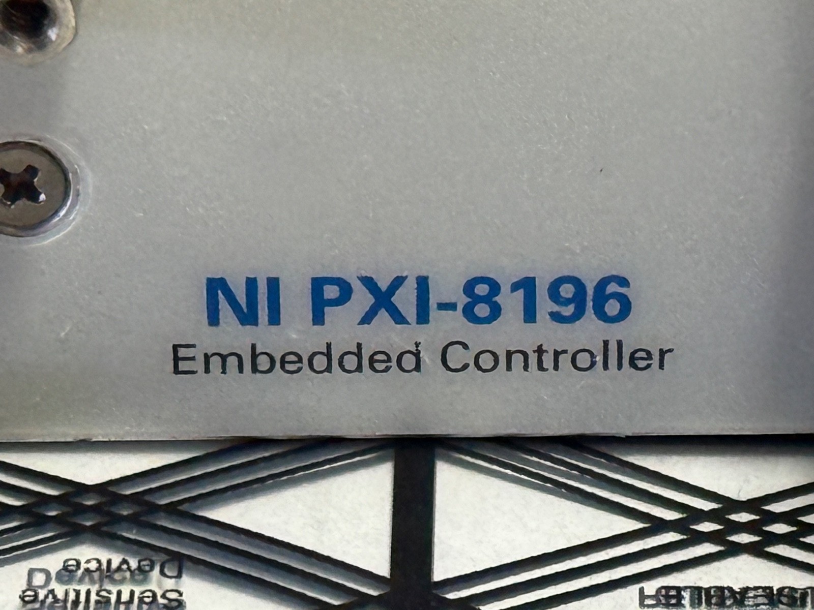 National Instruments NI PXI-8186 Embedded Controller w/ 512gb RAM – No HD