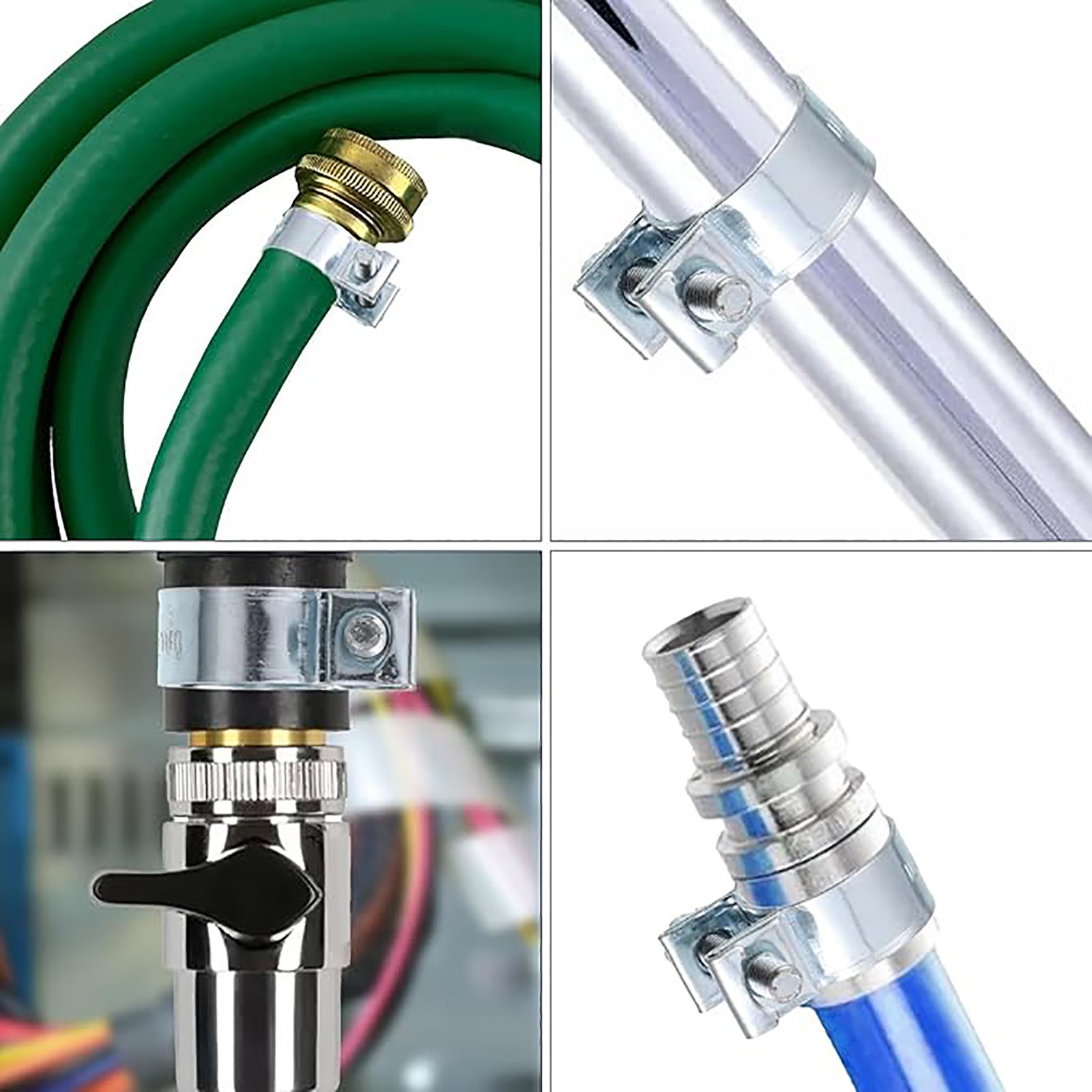 Mini Hose Jubilee Clip Clamp Fuel Line Petrol Pipe Clamps Clips Stainless Steel