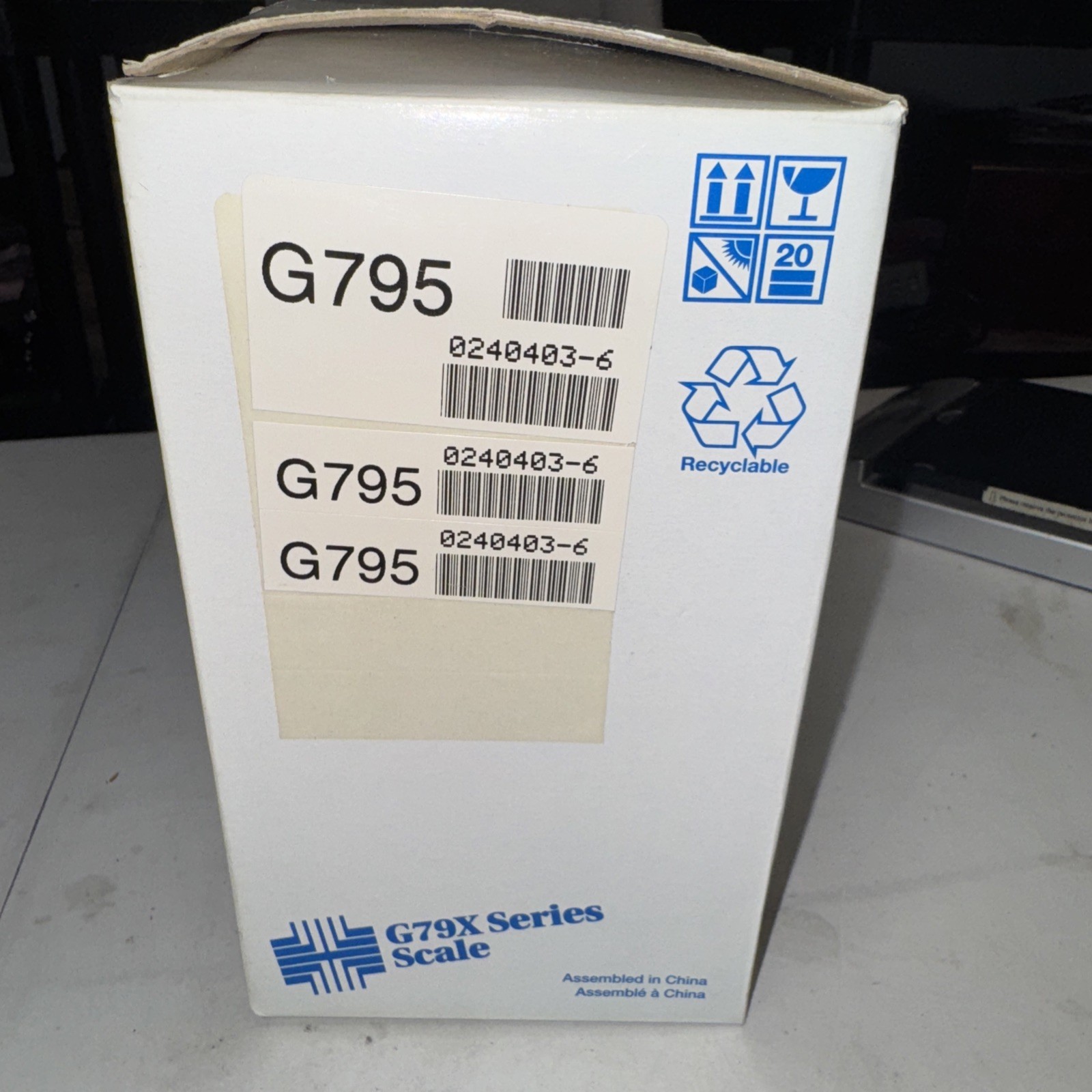Used Pitney Bowes 5 lb x 0.1 oz, Mail Scale, model G790x New **