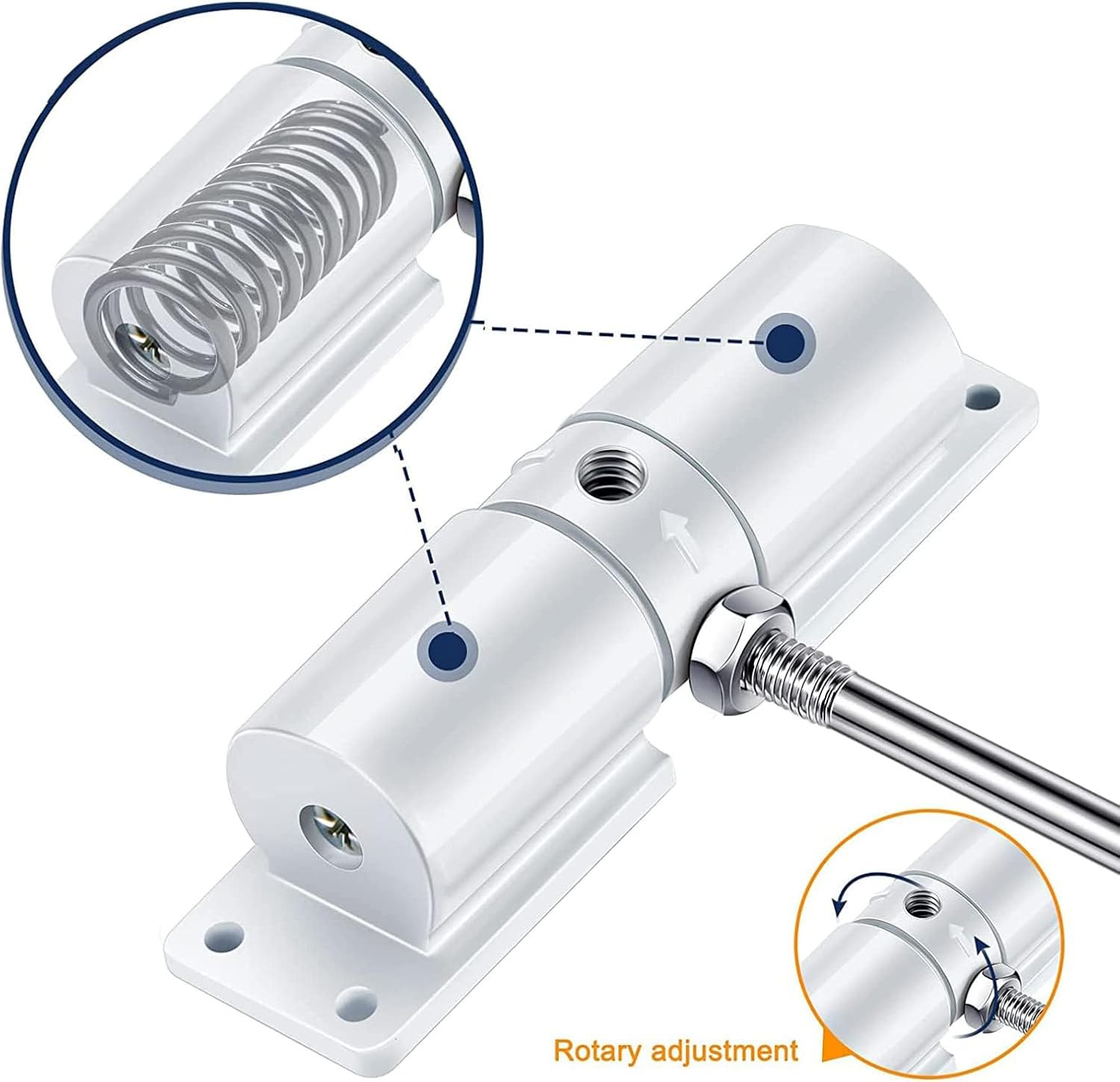 Automatic Door Closer, 30 Kg Zinc Alloy Safety Spring Door Closer
