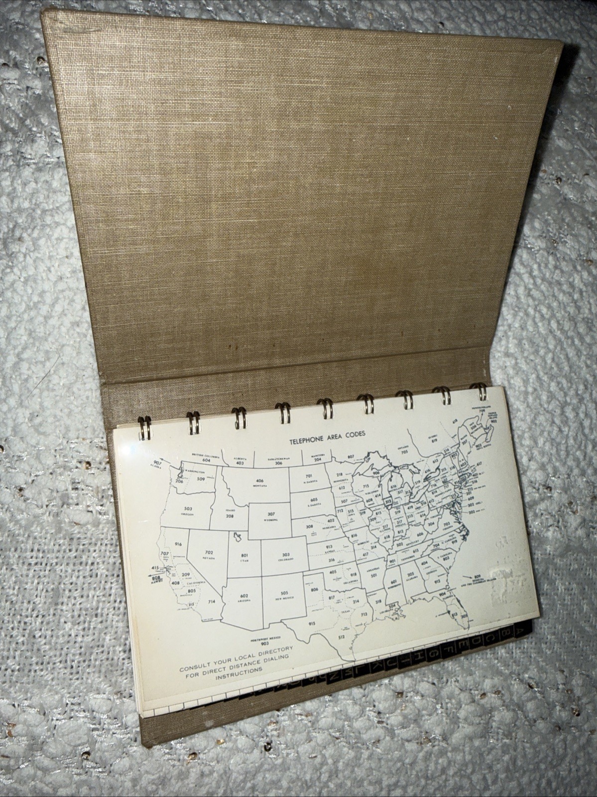 Vintage Address Book 6×4” Flowers Frog Pages Empty