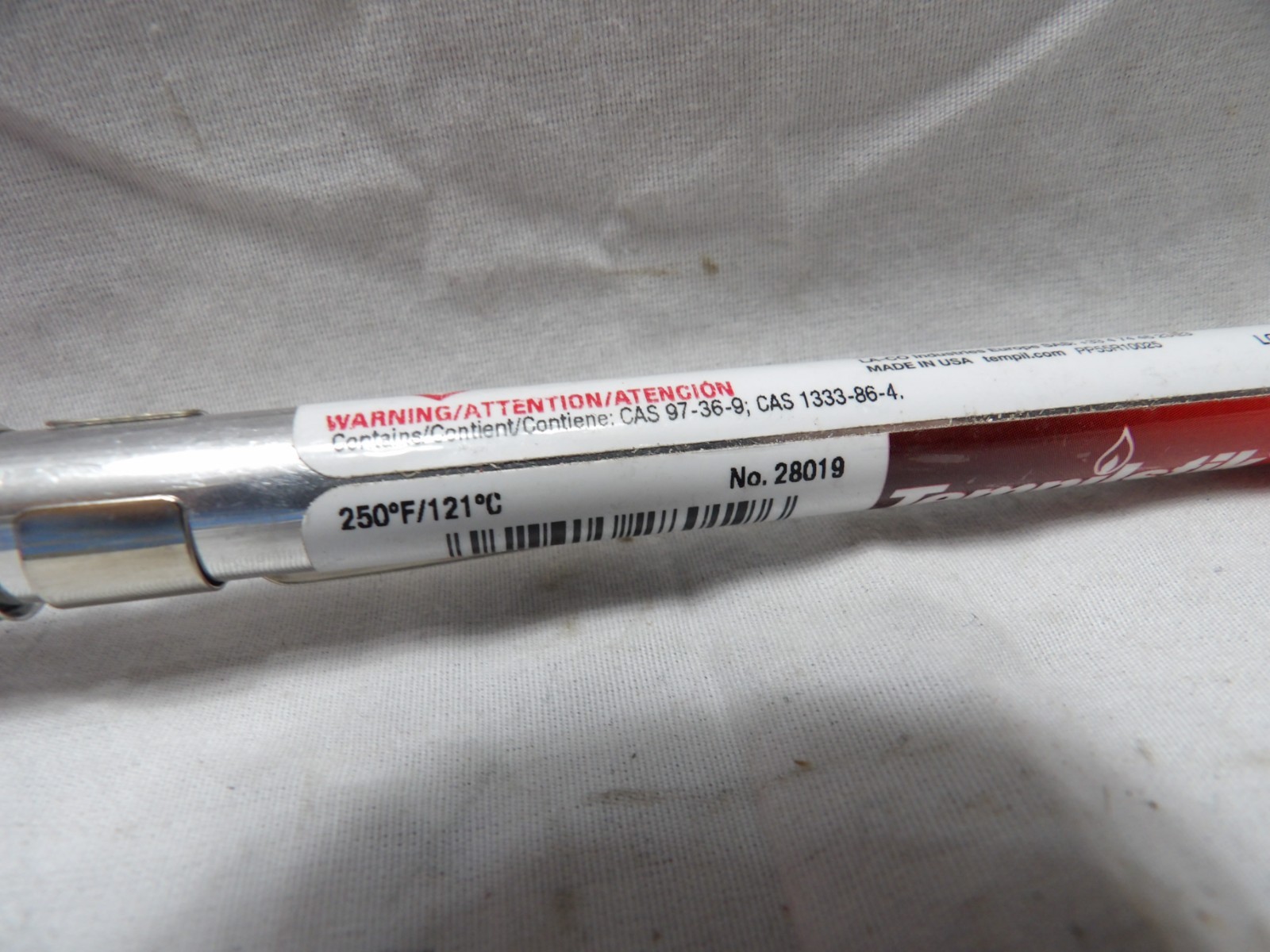Tempilstik Temperature Indicator – Temp 250 F 121 C (Qty of 1)