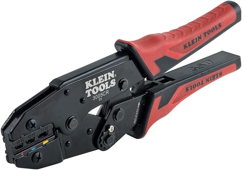 3005CR Wire Crimper Tool, Ratcheting Insulated Terminal Crimper for 10 to 22 …
