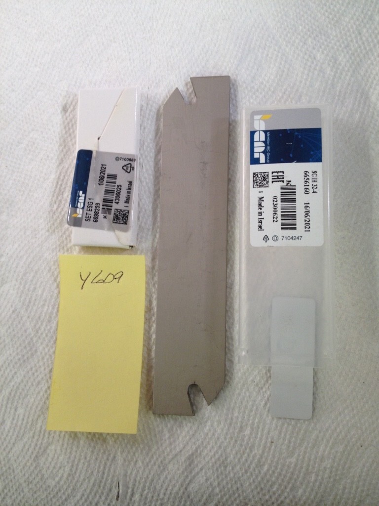 1 NEW ISCAR SGIH 32-4 PARTING BLADE. DO-GRIP. ISRAEL. 02300622 (Y609)