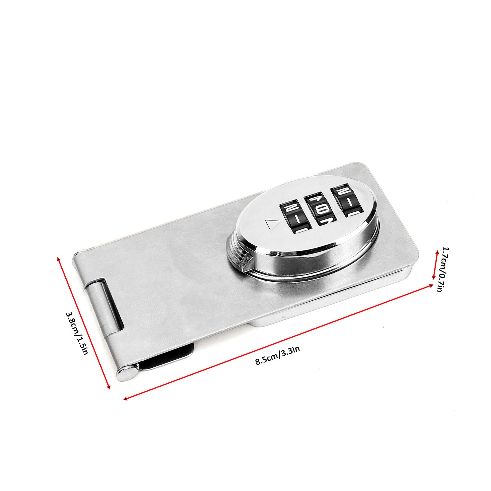 2-Digit Door Lock Closet Combination Lock Keyless Childproof Security 2pcs