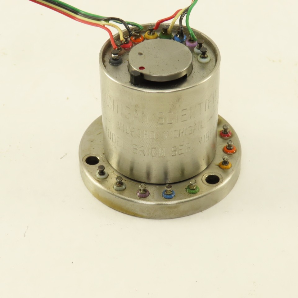 Michigan Scientific SR10M Slip Ring Rotation Sensor 10 Pole