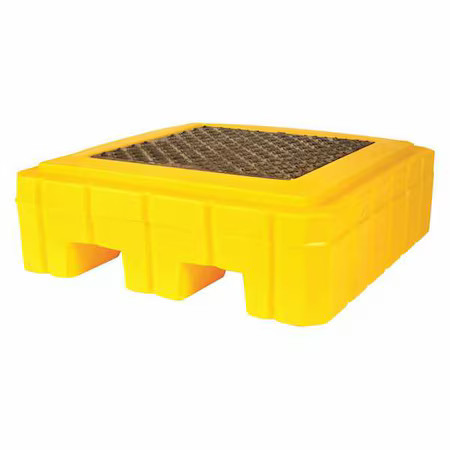 Ultratech 9606 Spill Pallet, 62 Gal Spill Capacity, 1 Drums, 800 Lb Load