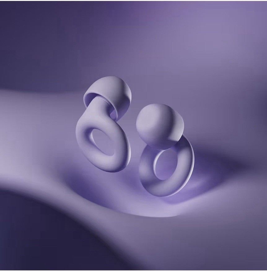 Loop Quiet 2 Ear Plugs – Ultra-Comfy Reusable Noise-Reducing Earplugs, Violet