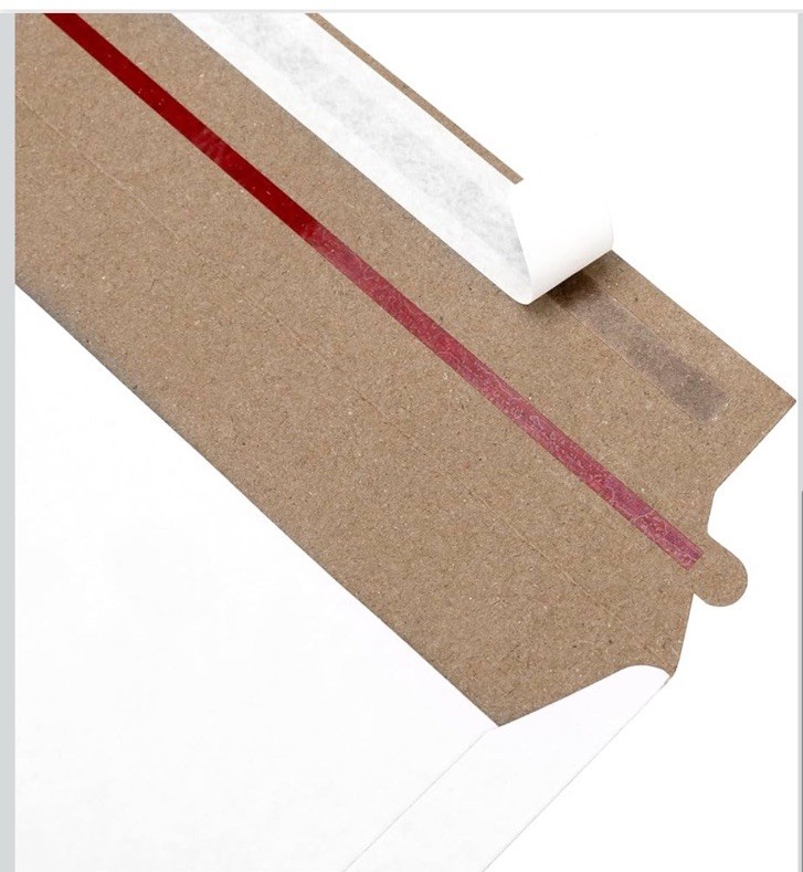 50 PCS 9 x 12 Inches White Cardboard Lightweight Mailers, Self Seal, Not Rigid