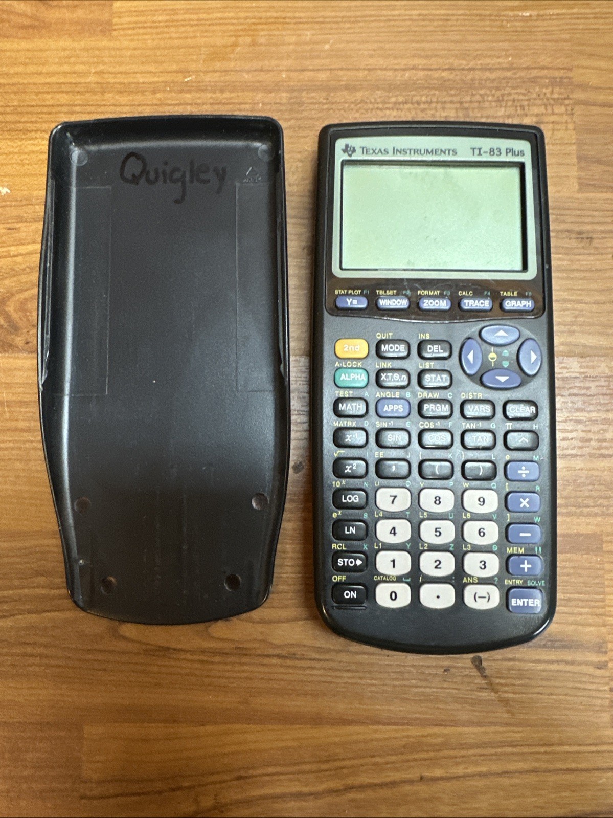 Texas Instruments TI-83 Plus Graphing Calculator Black Tested Working