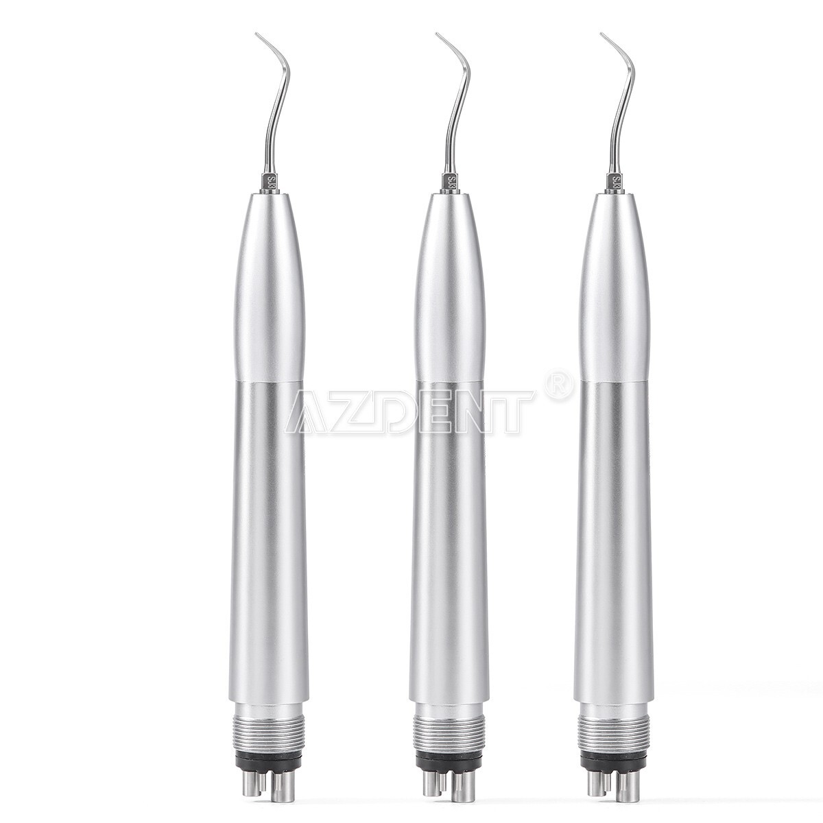 AZDENT Dental Ultrasonic Air Scaler Handpiece 4 Hole + 3pcs Tips