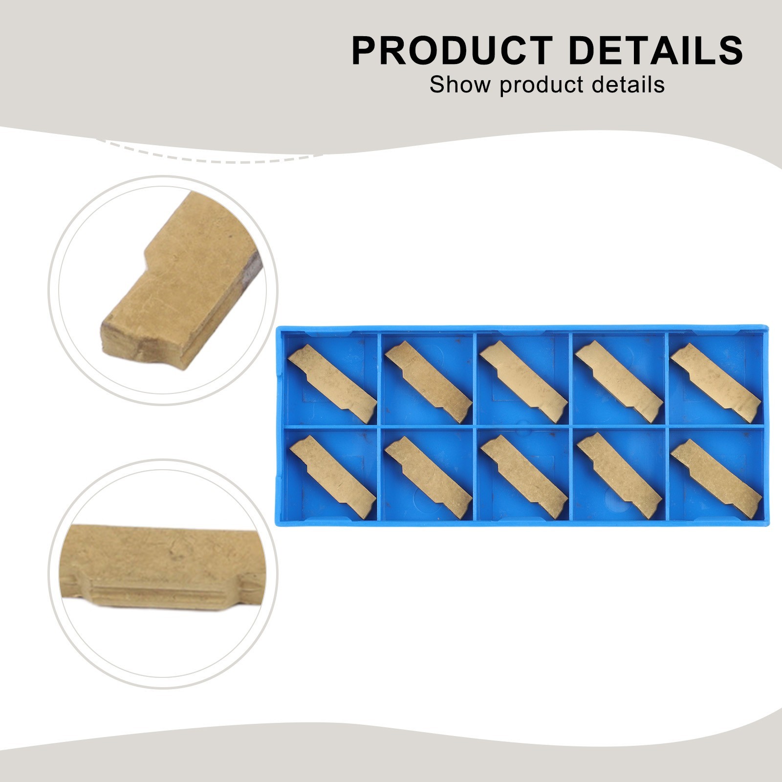 Upgrade Your Grooving Tool with 10PCS Carbide Insert High Quality Material