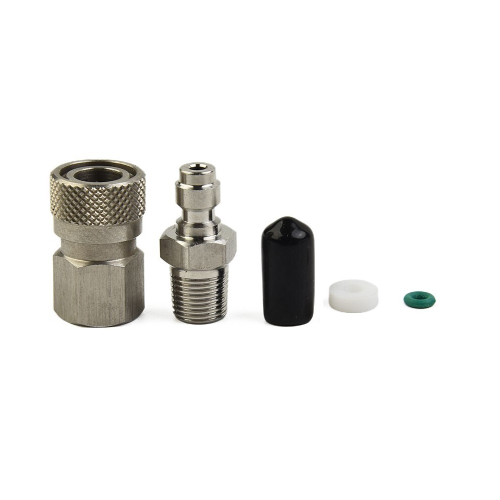 Quick Disconnect 8mm 1/8 Npt Thread Durability Male And Female PCP Paintball