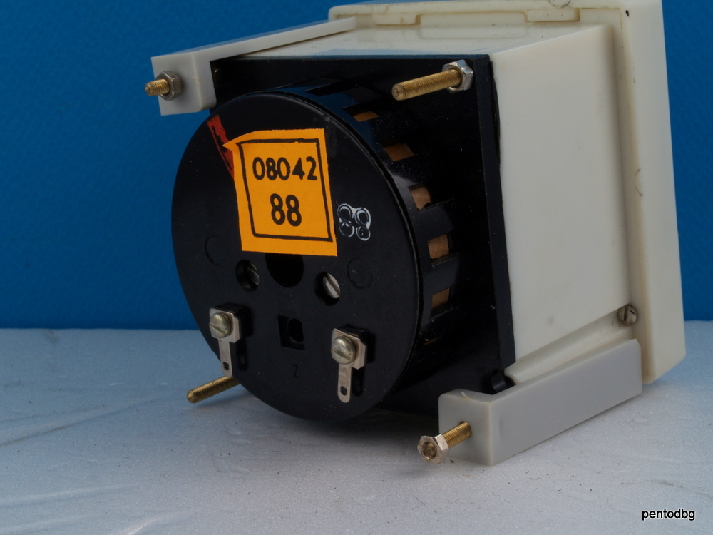 ANALOG PANEL VOLT METER 80×80 mm AC 0-500 2.5 % E21-1 BULGARIA NOS RARE