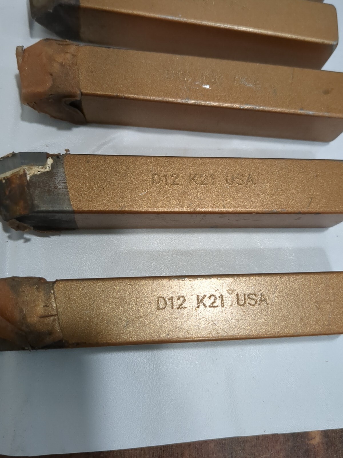Single-Point Tool Bit 6pk: D-12 K21 Solid Carbide Tip, Neutral 47152