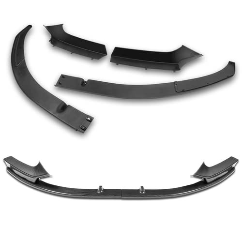 4pcs Front Bumper Lip Spoiler Splitter BMW F22 F23 2Series M-Tech 14-21 Carbon