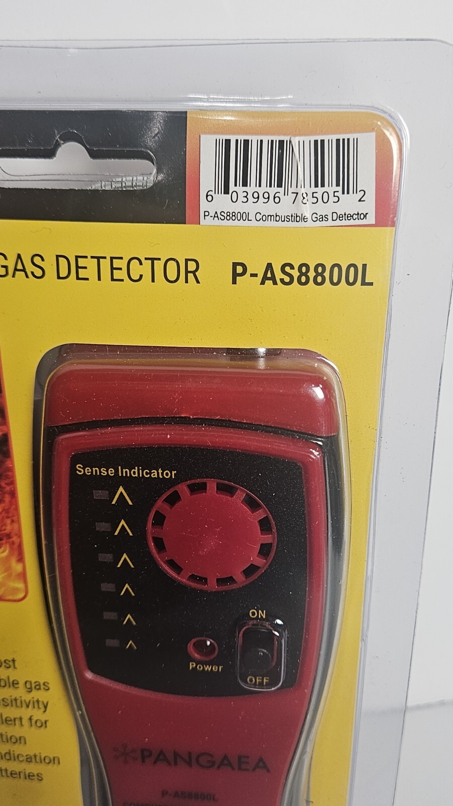 Pangaea Combustible Natural Gas Propane Leak Detector Tester Visual Leakage RV