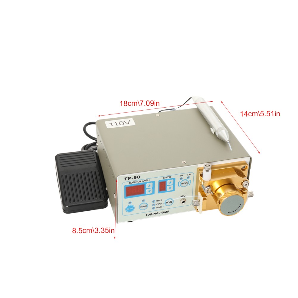 Peristaltic Dispenser Fast Drying Liquid Adhesive Dispenser TP-50110V US Plug in