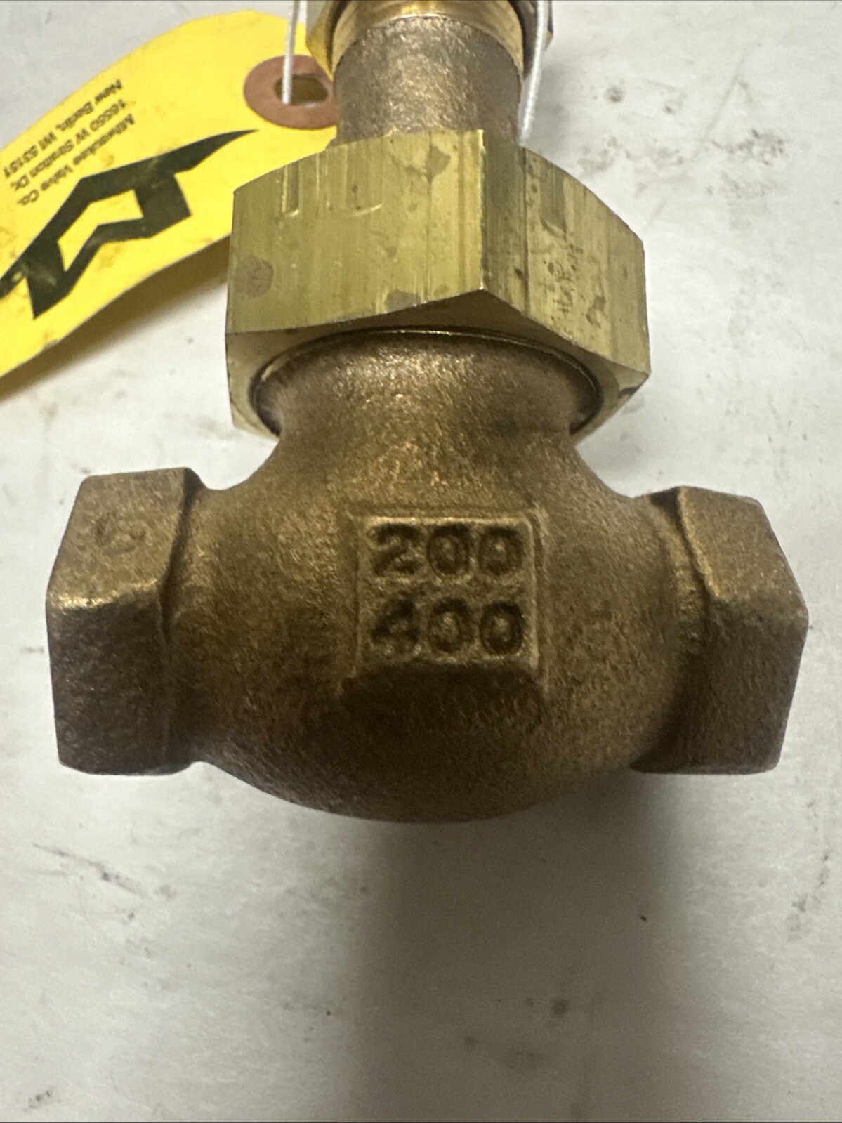 Milwaukee,200SWP 400WOG,1/4″ Brass Gate Valve Fig. 592