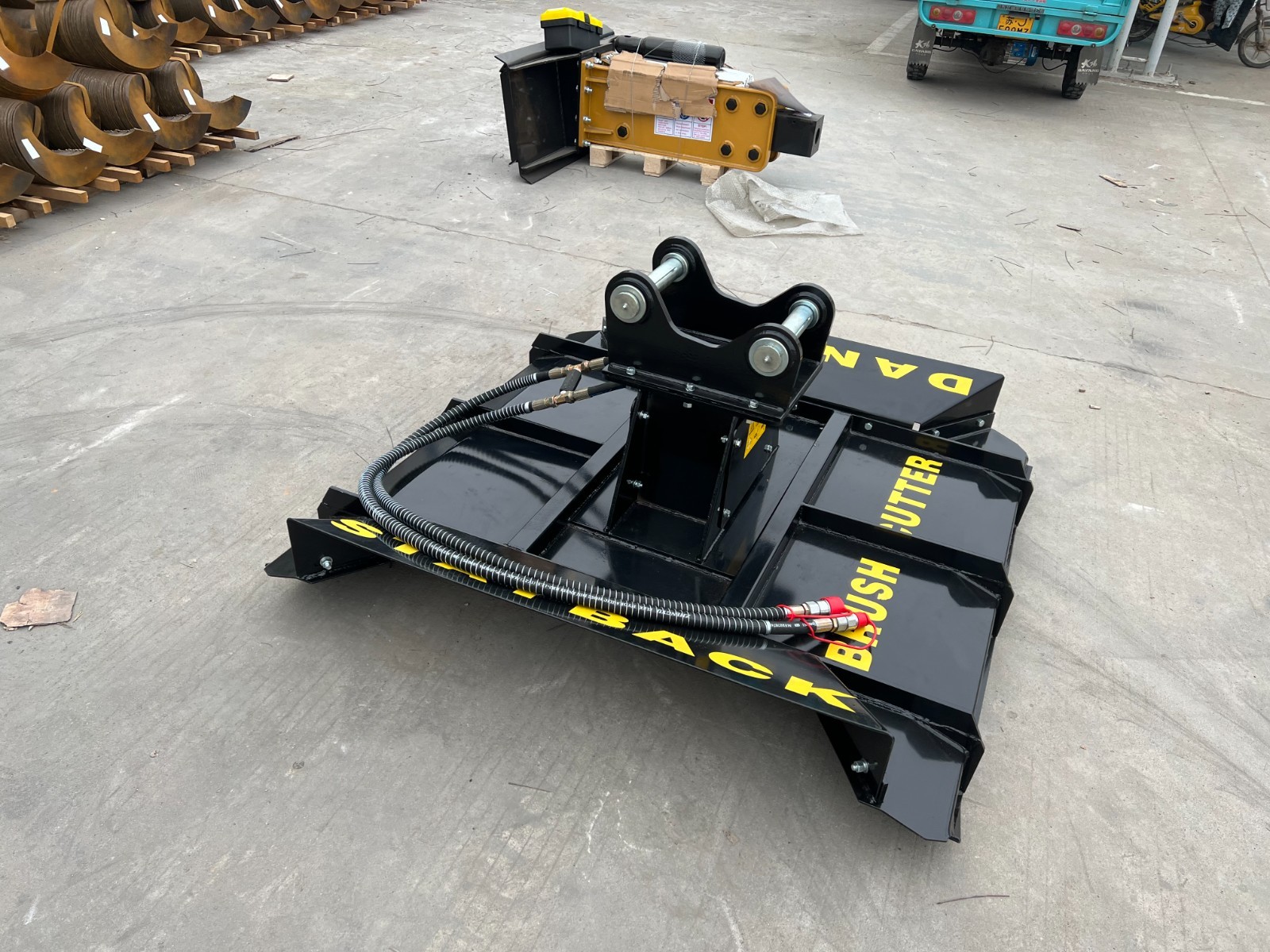 54″ Excavator Brush Cutter Mower Attachment 3-8 ton Fit for CAT 307 308, JD 50D