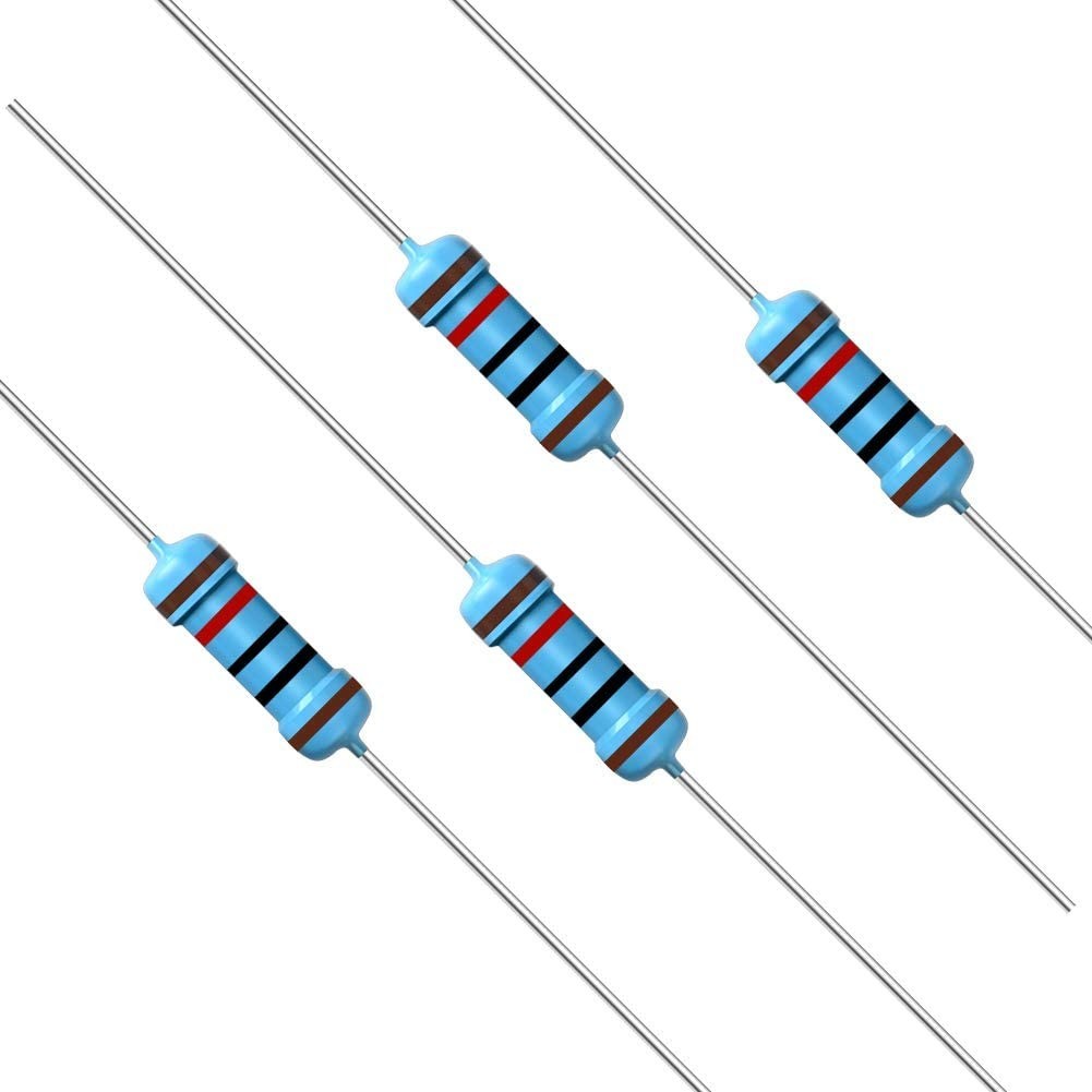 Durable 100 PCS 10K ohm Resistors – 1/4W ±1% with Excellent Noise Suppression