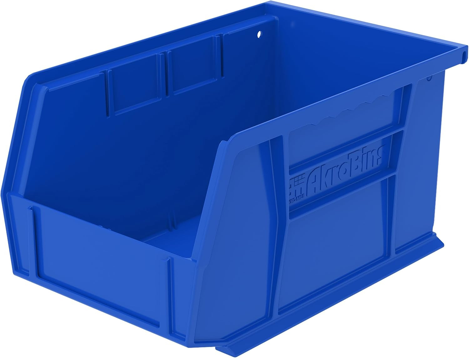 Space-Saving Stackable Plastic Storage Bins – 12-Pack, Blue, 9″x6″x5