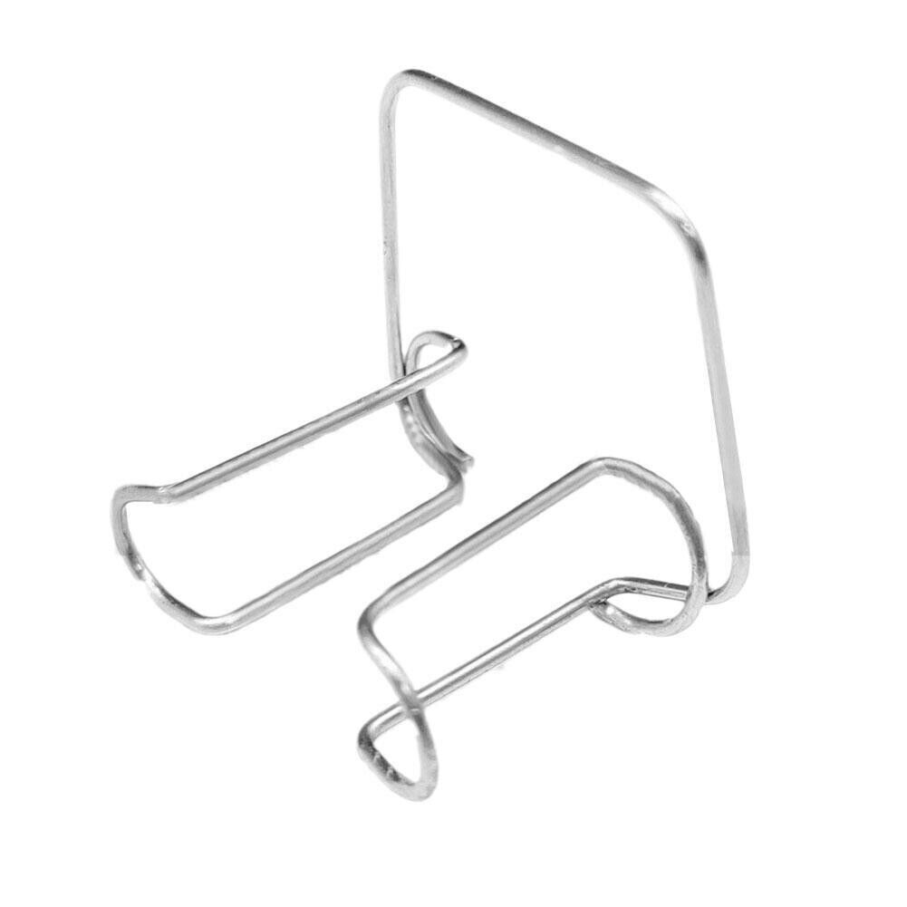 4 Pcs/Box Dental Dry Area No-Rubber Dam Stainless Steel Clip Cotton Roll Holder