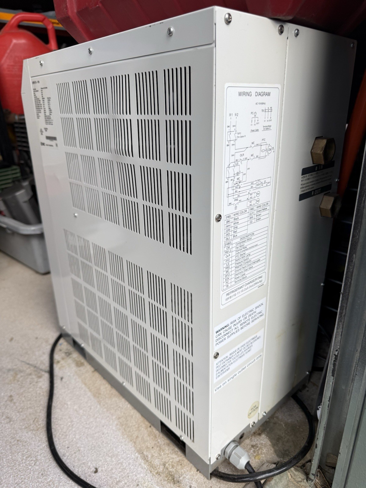Refrigerant Air Dryer SMC IDFB11E 59SCFM