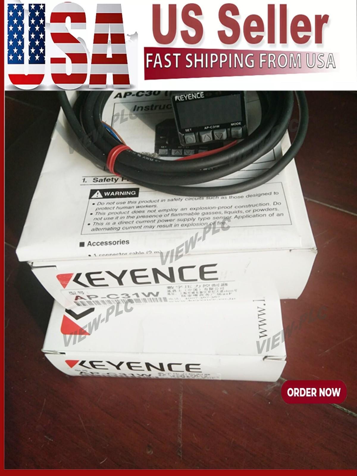 One Keyence AP-C31W Pressure Switch New In Box Fast Shipping
