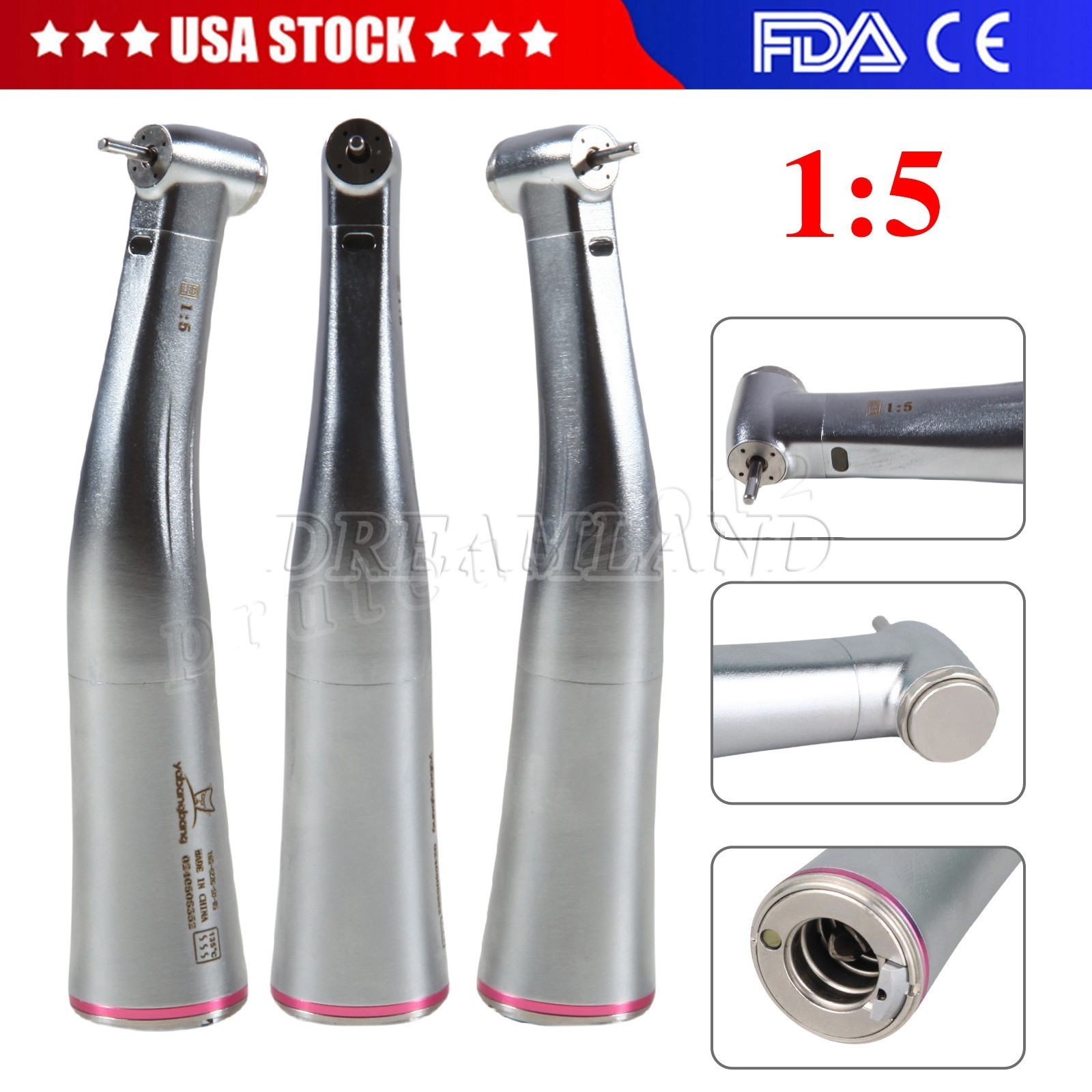 NSK Style Dental LED Brushless Electric Micro Motor /1:1/1:5 LED Handpiece DT