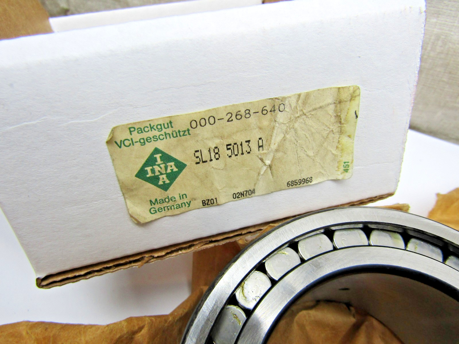 INA SL185013 65mm X 100mm X 46mm Cylindrical Roller Bearing